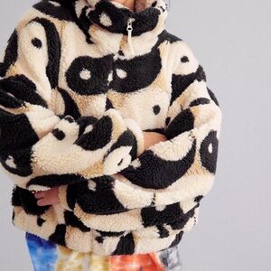 Ying yang teddy urban outfitters jacket